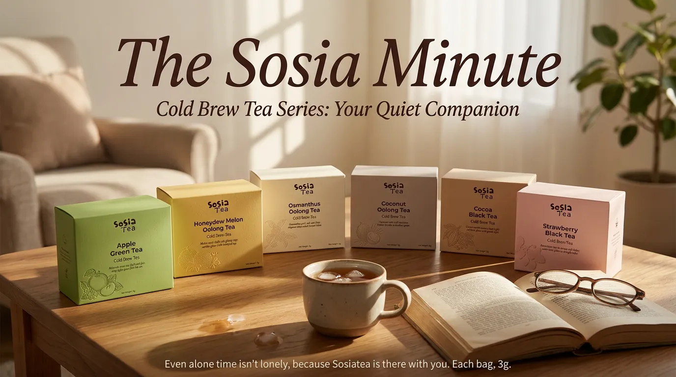 Sosia Tea — Hong Kong premium cold brew tea bags, six natural flavours