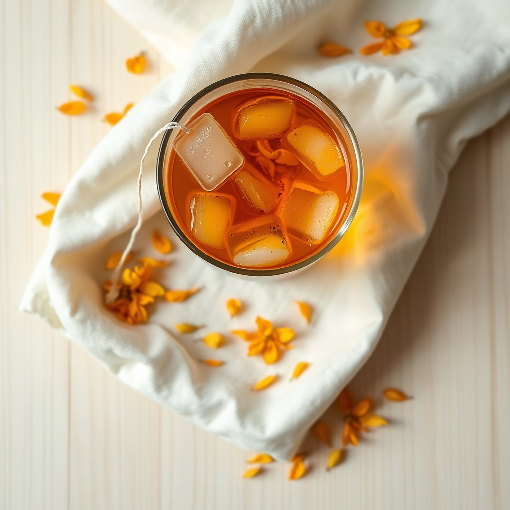 桂花烏龍茶 — 冷泡效果